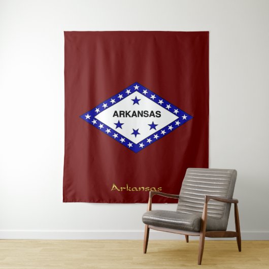 Arkansas-Flagge Wandteppich (Beispiel)