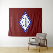 Arkansas-Flagge Wandteppich (Beispiel (Horizontal))