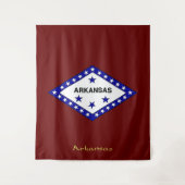 Arkansas-Flagge Wandteppich (Vorderseite)