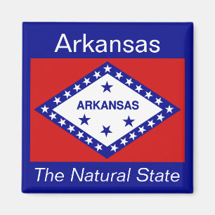 Arkansas-Flaggen-Magnet Magnet