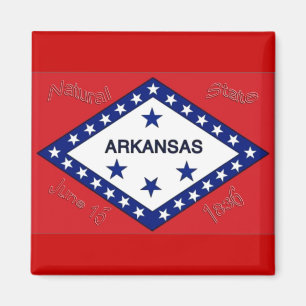 Arkansas-Flaggen-Magnet Magnet
