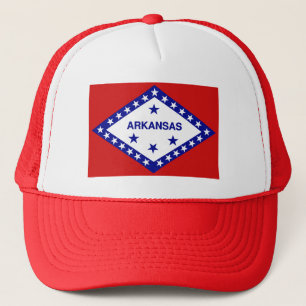 Arkansas-Flaggenhut Truckerkappe