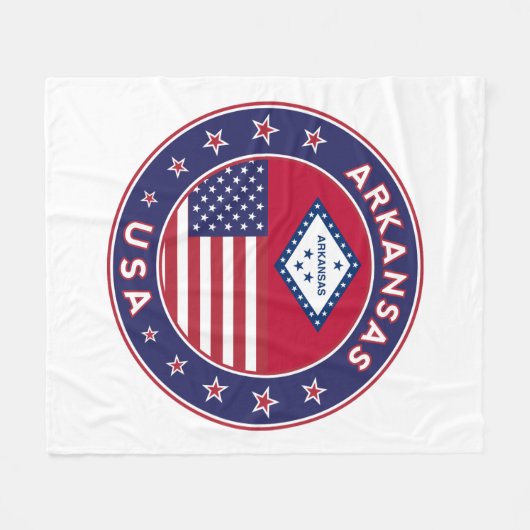 Arkansas Fleecedecke (Vorderseite (Horizontal))