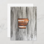 Arkansas-Form Dankeskarte (Vorne/Hinten)