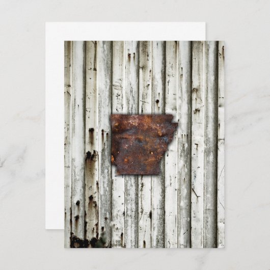 Arkansas-Form Dankeskarte (Vorne/Hinten)