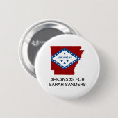 ARKANSAS für den GOVERNOR-Button von SARAH SANDERS Button (Vorne & Hinten)