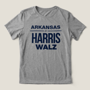 Arkansas für Harris Walz Tri-Blend Shirt