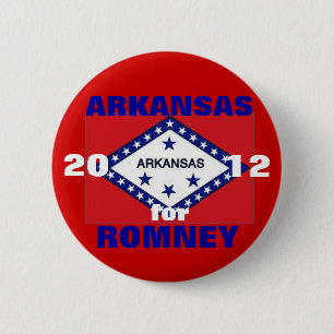 Arkansas für Romney 2012 Button