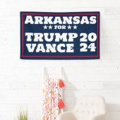 Arkansas für Trump Vance 2024-Banner Banner (Insitu)