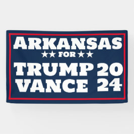 Arkansas für Trump Vance 2024-Banner Banner
