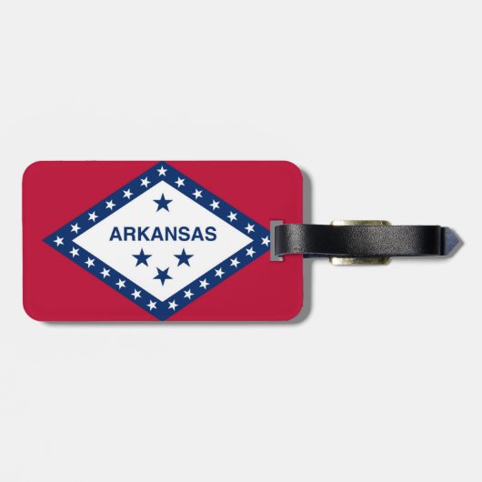 Arkansas Gepäckanhänger (Rückseite horizontal)