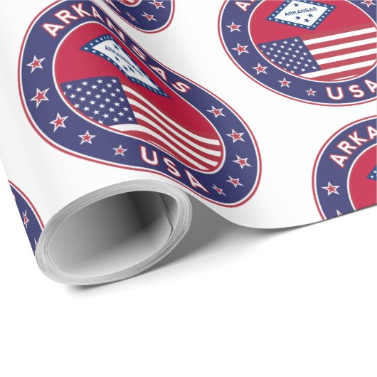 Arkansas Geschenkpapier (Rolleneckpunkt)