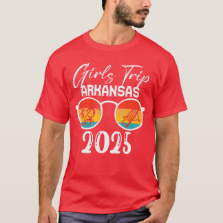 Arkansas Girls Trip 2025 Niedlich Beach Summer Vac T-Shirt