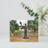 Arkansas Gouverneur Sid McMath Statue Postkarte (Stehend Vorderseite)