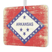 Arkansas grunge Flag Autolufterfrischer (Links)