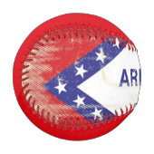 Arkansas grunge Flag Baseball (Vorderseite Links)