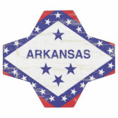 Arkansas grunge Flag Fußball (Flach)