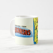 Arkansas Grußkarte Tasse (Vorderseite Links)