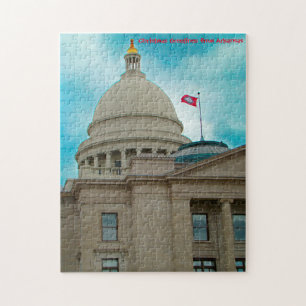 Arkansas Hauptstadt Gebäude. Jigsaw Puzzle