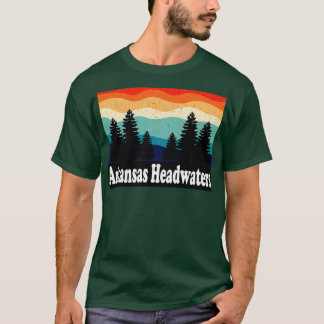 Arkansas Headwater Colorado Retro T-Shirt