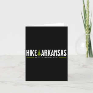 Arkansas Hike Buffalo National River Tree Retro Karte