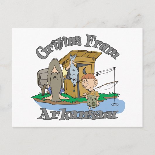 Arkansas Hillbilly Postkarte (Vorderseite)