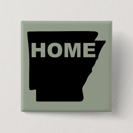 Arkansas Home Away From State Button Badge Pin (Vorderseite)