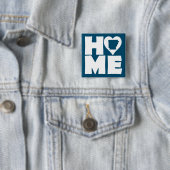 Arkansas Home Heart State Button Badge Pin (Beispiel)