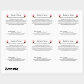 Arkansas Hütte Law/ Food Freedom Act 2021 w/ID# Quadratischer Aufkleber (Blatt)