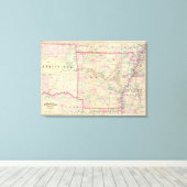 Arkansas, Indisches Gebiet Leinwanddruck (Insitu (Holzboden))