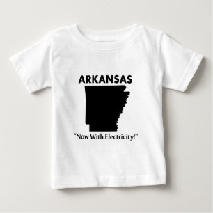 Arkansas - Jetzt mit Strom Baby T-shirt