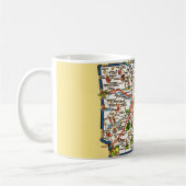 Arkansas-Karten-Tasse Kaffeetasse (Links)