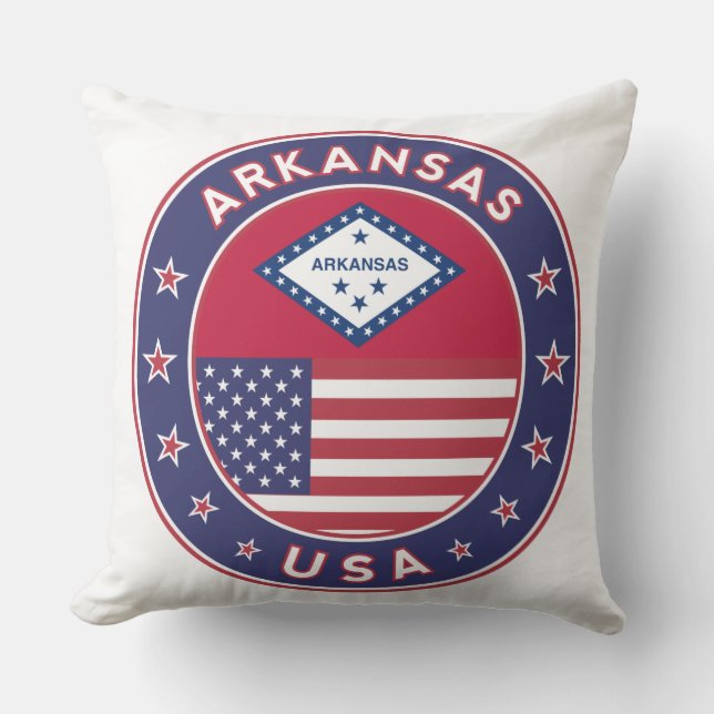 Arkansas Kissen (Vorderseite)