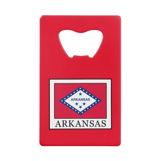 Arkansas Kreditkarten Flaschenöffner (Vorderseite)