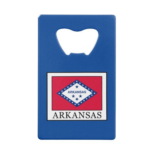Arkansas Kreditkarten Flaschenöffner (Vorderseite)
