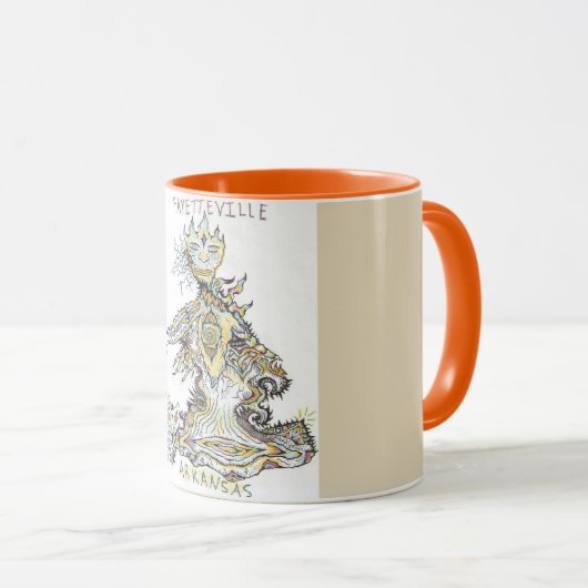 Arkansas-Leben Tasse (VorderseiteRechts)