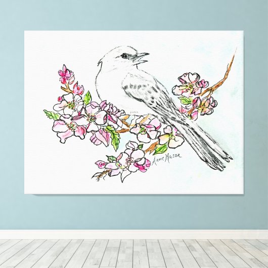 Arkansas Leinwanddruck (Insitu (Holzboden))