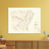 Arkansas Leinwanddruck (Insitu (Wohnzimmer))