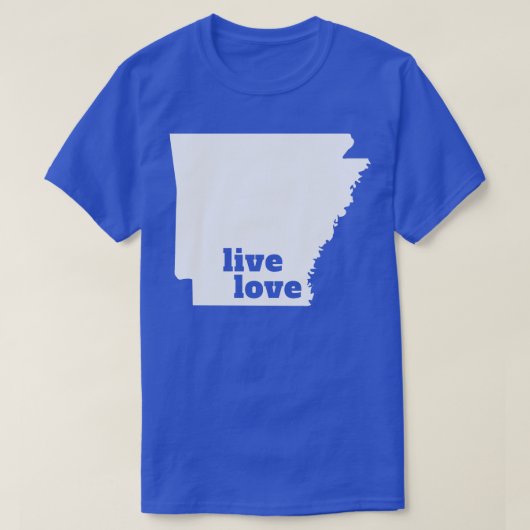 Arkansas Live Liebe Arkansas T-Shirt (Design vorne)