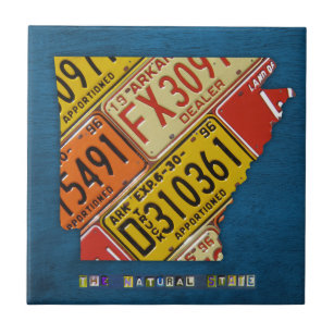 Arkansas-Lizenz-Platten-Karten-Keramik-Fliese V2 Fliese