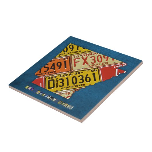 Arkansas-Lizenz-Platten-Karten-Keramik-Fliese V2 Fliese (Seite)