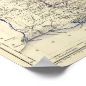 Arkansas, Louisiana und Mississippi Poster (Ecke)