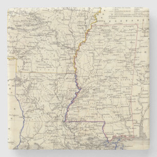 Arkansas, Louisiana und Mississippi Steinuntersetzer