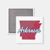 Arkansas Magnet (Vorderseite/Rückseite)