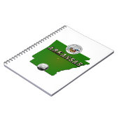 Arkansas Map, Siegel und Staat Imitate Quarter Notizblock (Linke Seite)