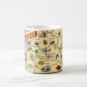 Arkansas Map-Tasse Kaffeetasse (Mittel)