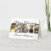Arkansas Merry Christmas Collage Card