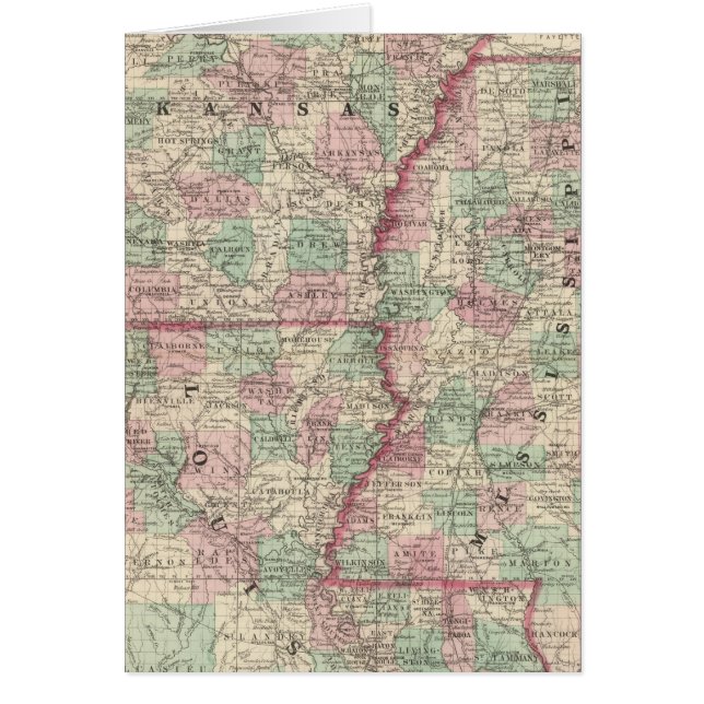 Arkansas, Mississippi und Louisiana (Vorne)