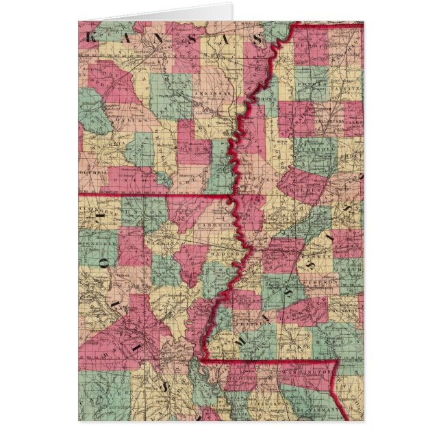 Arkansas, Mississippi und Louisiana (Vorne)