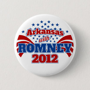 Arkansas mit Romney 2012 Button